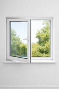 Single Upvc Windows with one side open