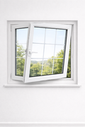 Upvc tilt & turn windows with Georgian glass
