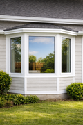 Upvc bay windows (3sections casment+fixed+casement)