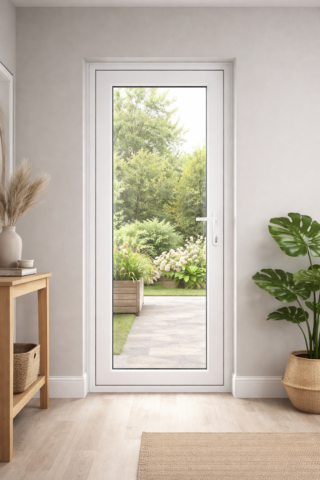 Upvc casement single door