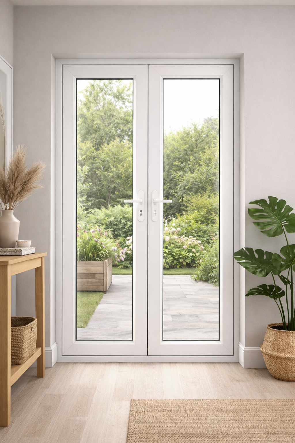 Upvc casement double door